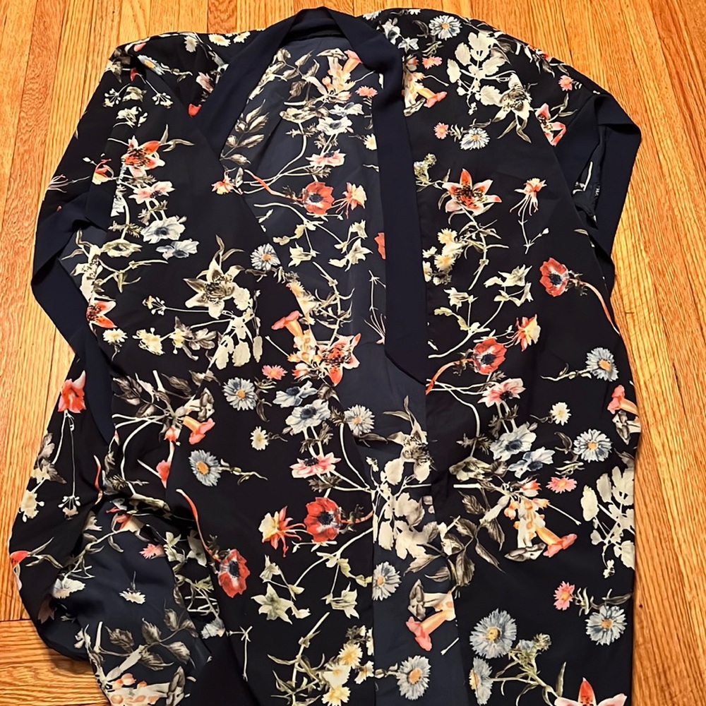 One Size Floral Duster